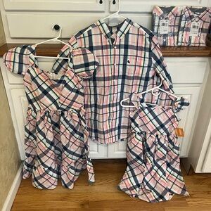 Family Plaid Spring/Easter Set